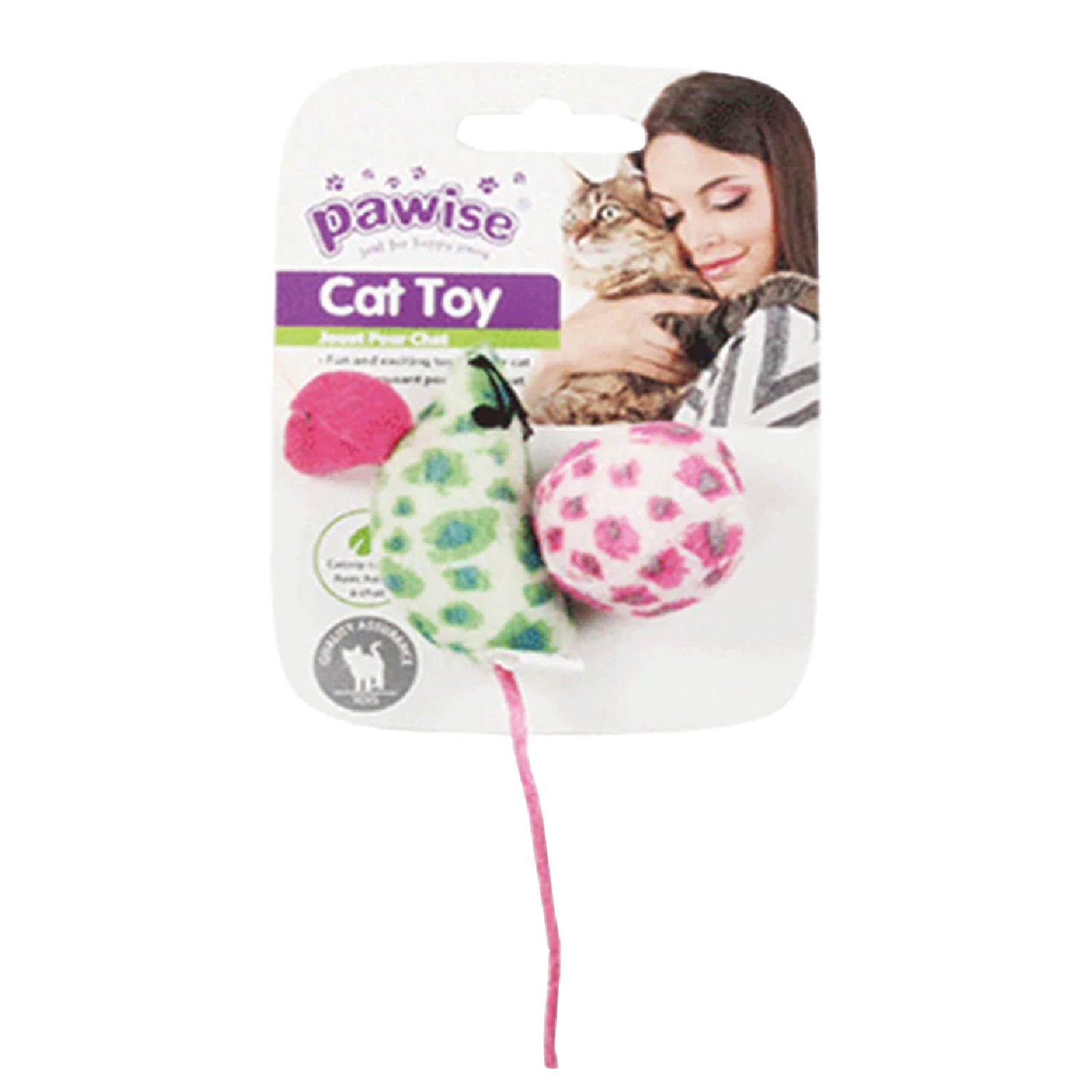 Pawise|老鼠波波貓玩具(NO.28121)