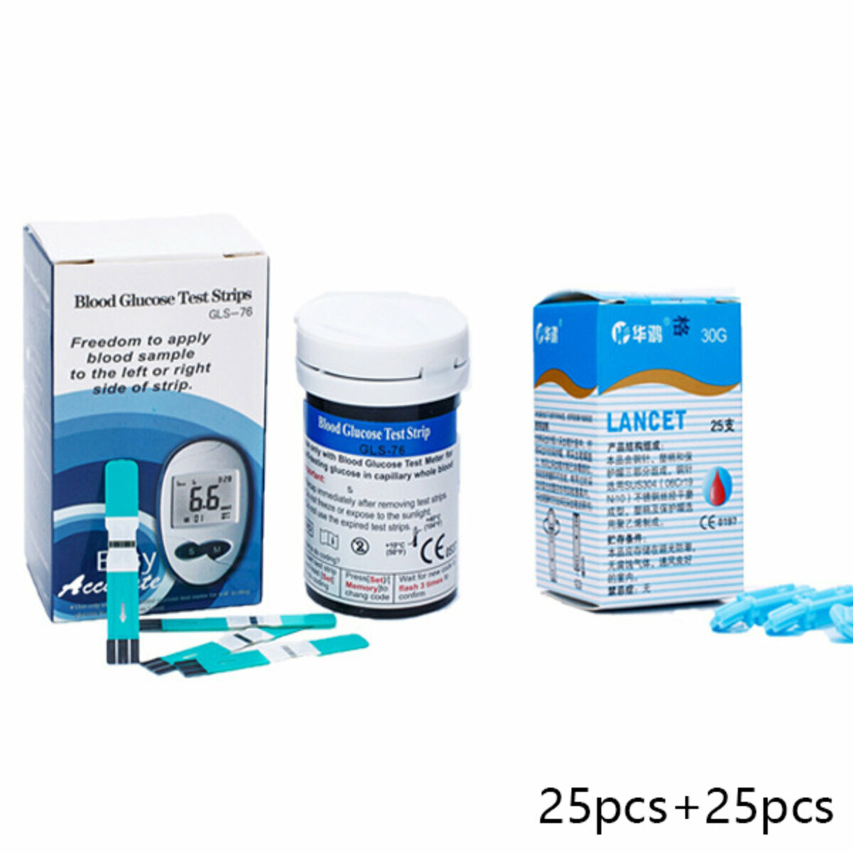 TSK JAPAN - GLM-76 special test paper + needle x25pcs (excluding host) P2491