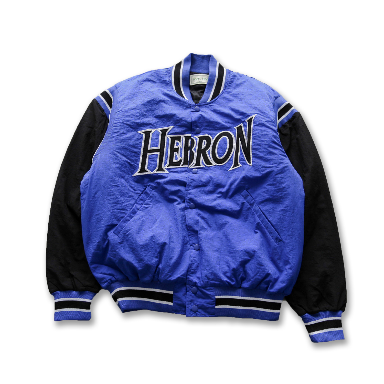 【車庫服飾】韓國選品 中性款 尼龍薄鋪棉拼接棒球外套