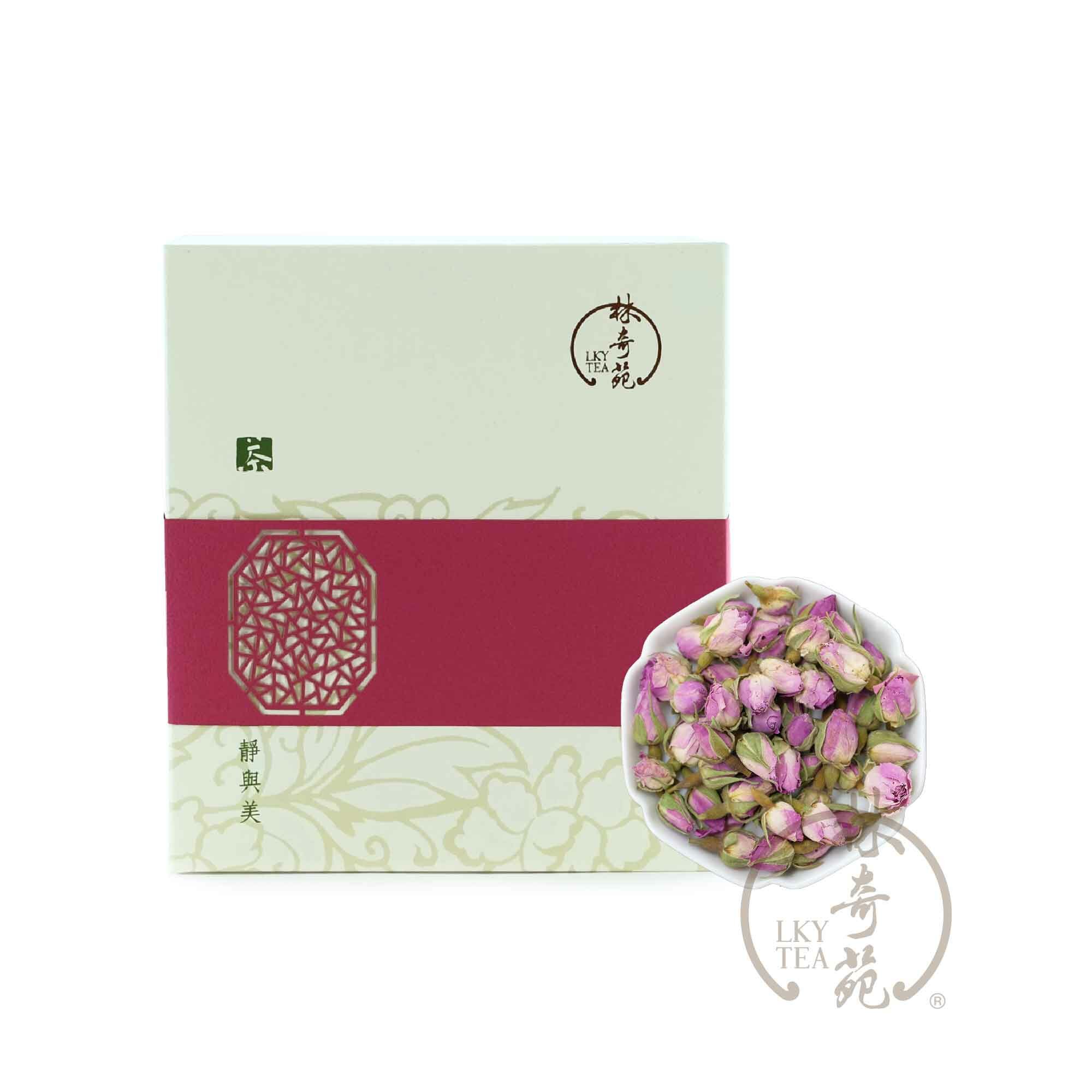 粉紅玫瑰花蕾 - 茶包禮盒
