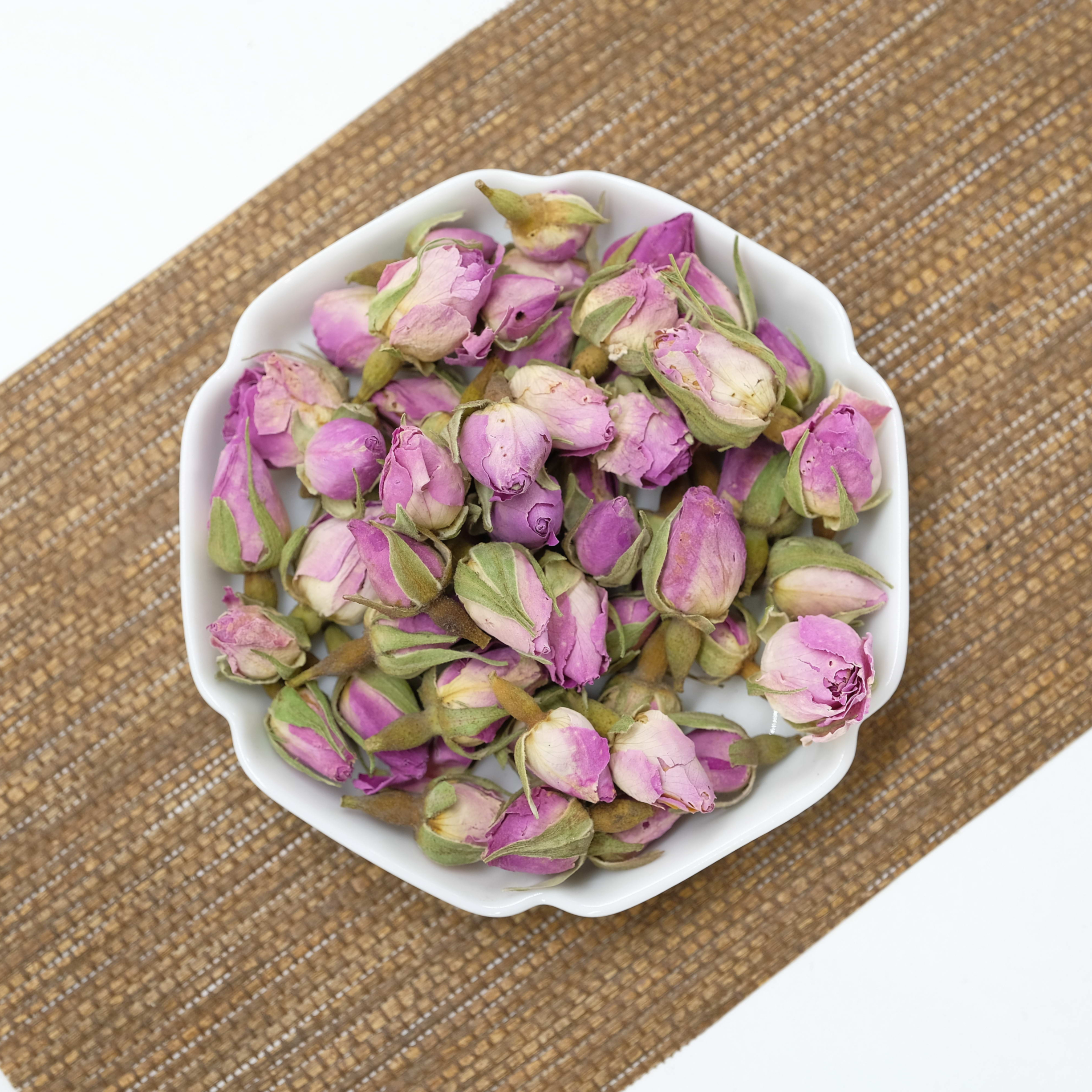 粉紅玫瑰花蕾立體茶包 - 可降解無紡布茶包（3克 x 10泡）