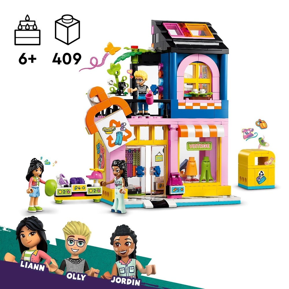 [飛米樂高積木專賣店] LEGO 42614 Friends-復古時裝店