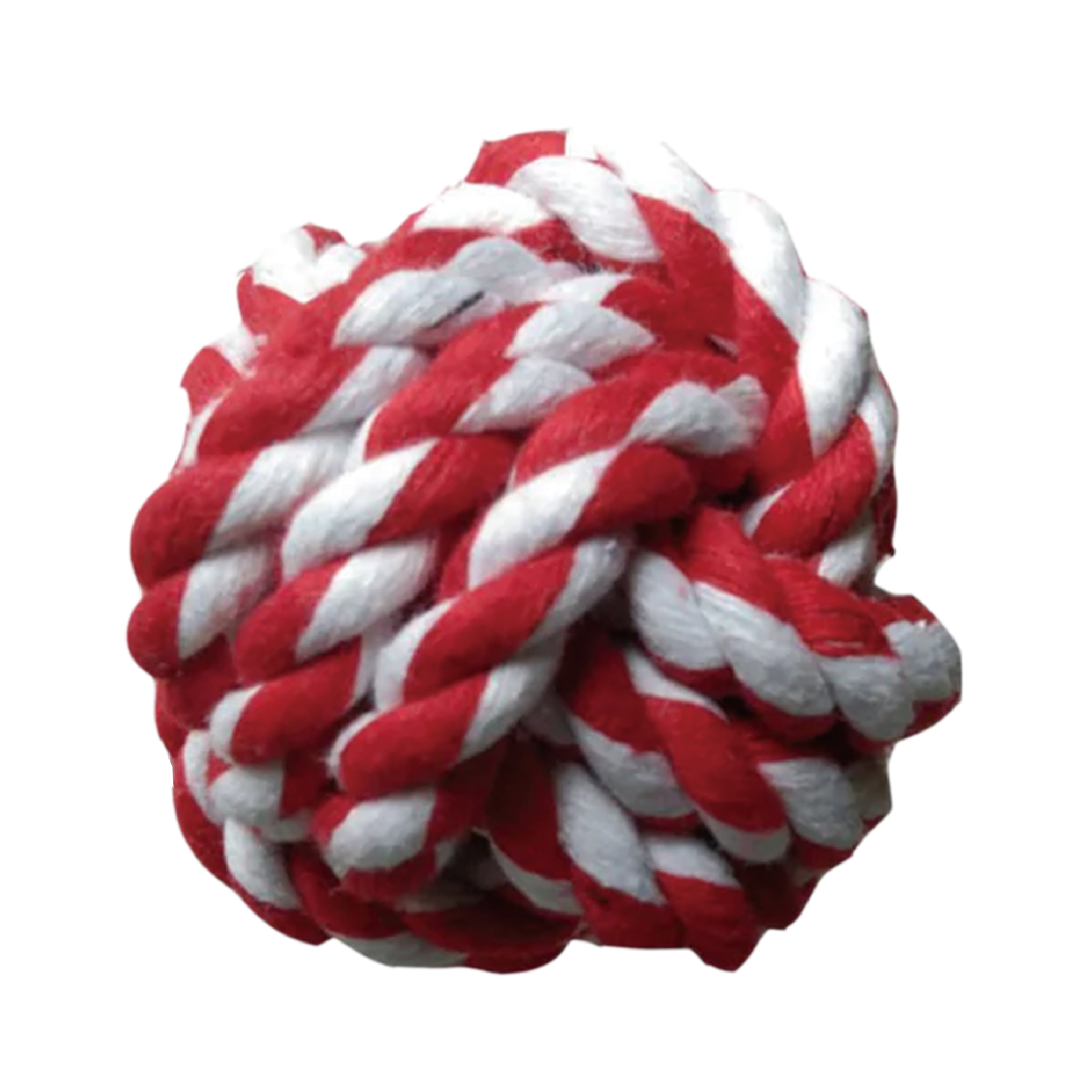 Pawise|麻繩波波6cm(紅白色) (NO.14745-1)