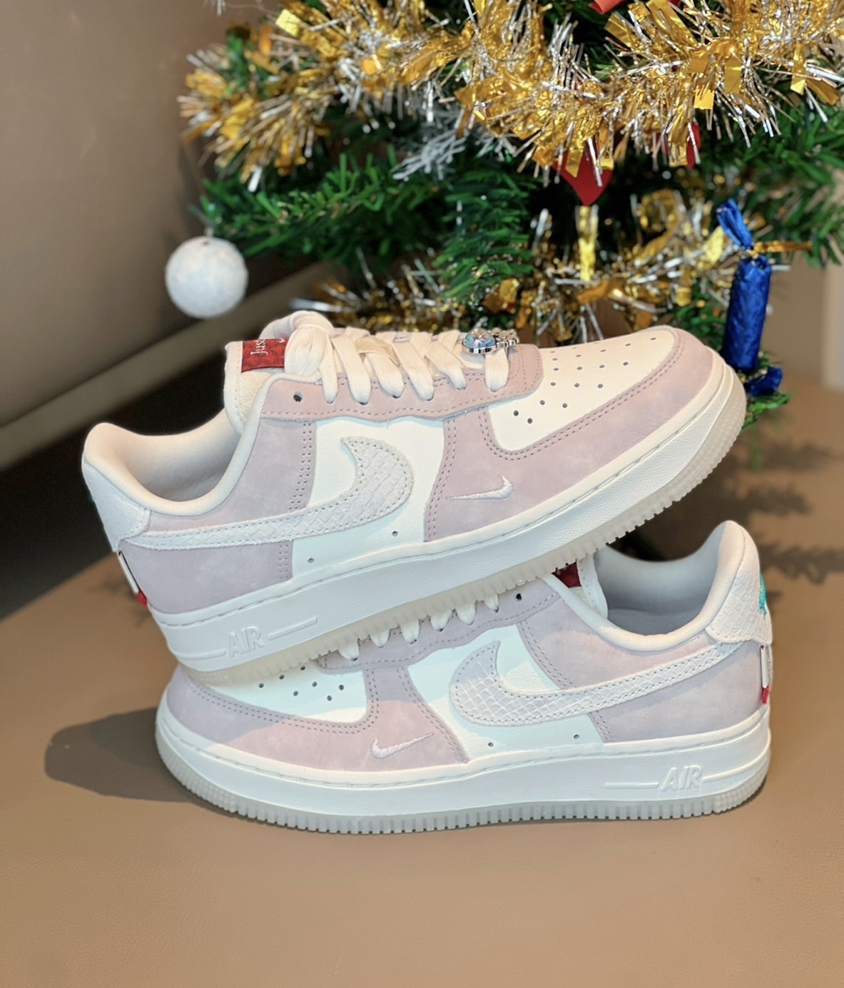 預購 NIKE AIR FORCE 1 Year of the Dragon 珍珠  淡粉色