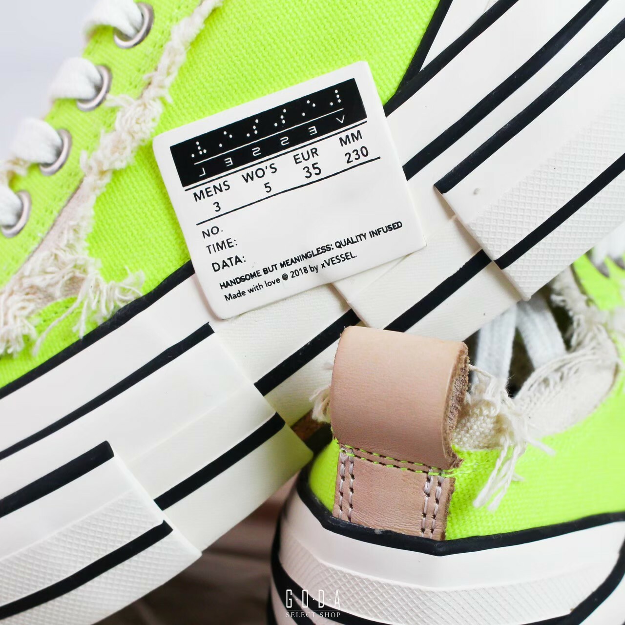 Xvessel G.o.p. Lows Black 解構 螢光綠 S19X001YL