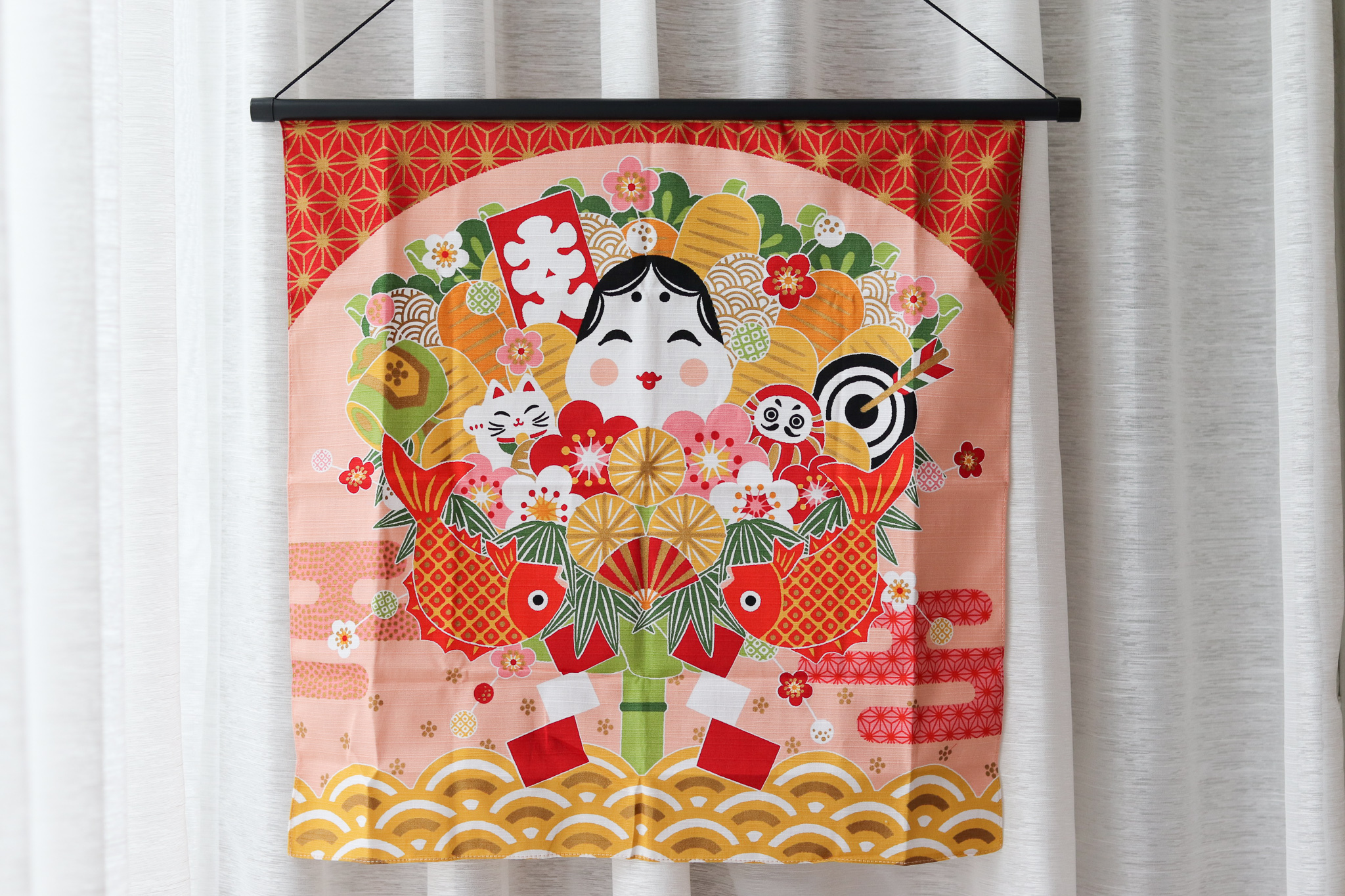 日本 hiromi sato 緣起物 熊手 風呂敷