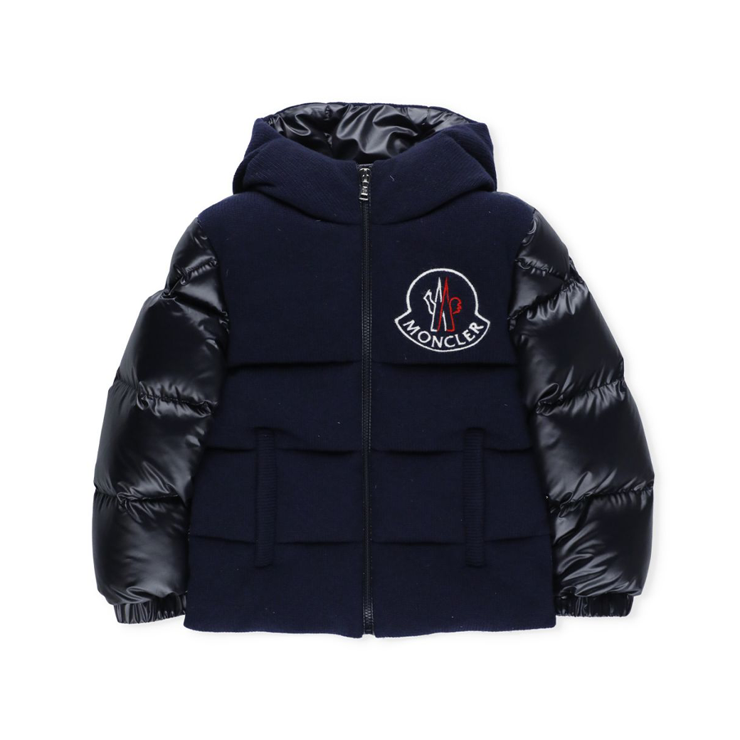 Moncler Enfant Kids Palisser 拼接連帽羽絨外套