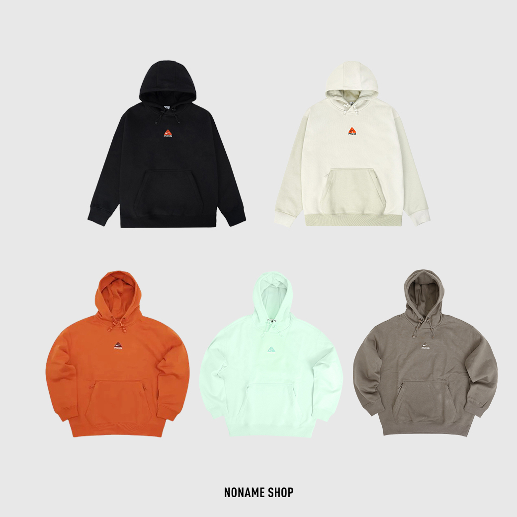 NIKE ACG THERMA-FIT 厚磅 刺繡 抽繩 刷毛 帽TEE 五色 (男款)