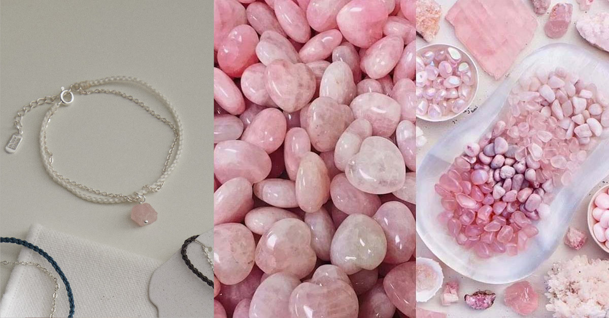 天然草莓晶、粉水晶提升愛情運勢