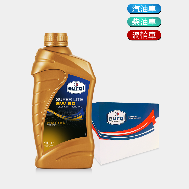 [箱購] Eurol Super Lite 5W-50 全合成機油 1L