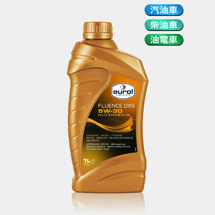 Eurol Fluence DXS 5W30 全合成機油 1L