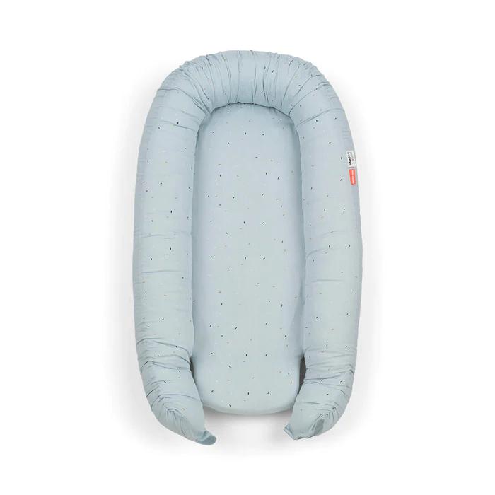 Done by Deer - Confetti 舒適嬰兒圍欄 (藍色)