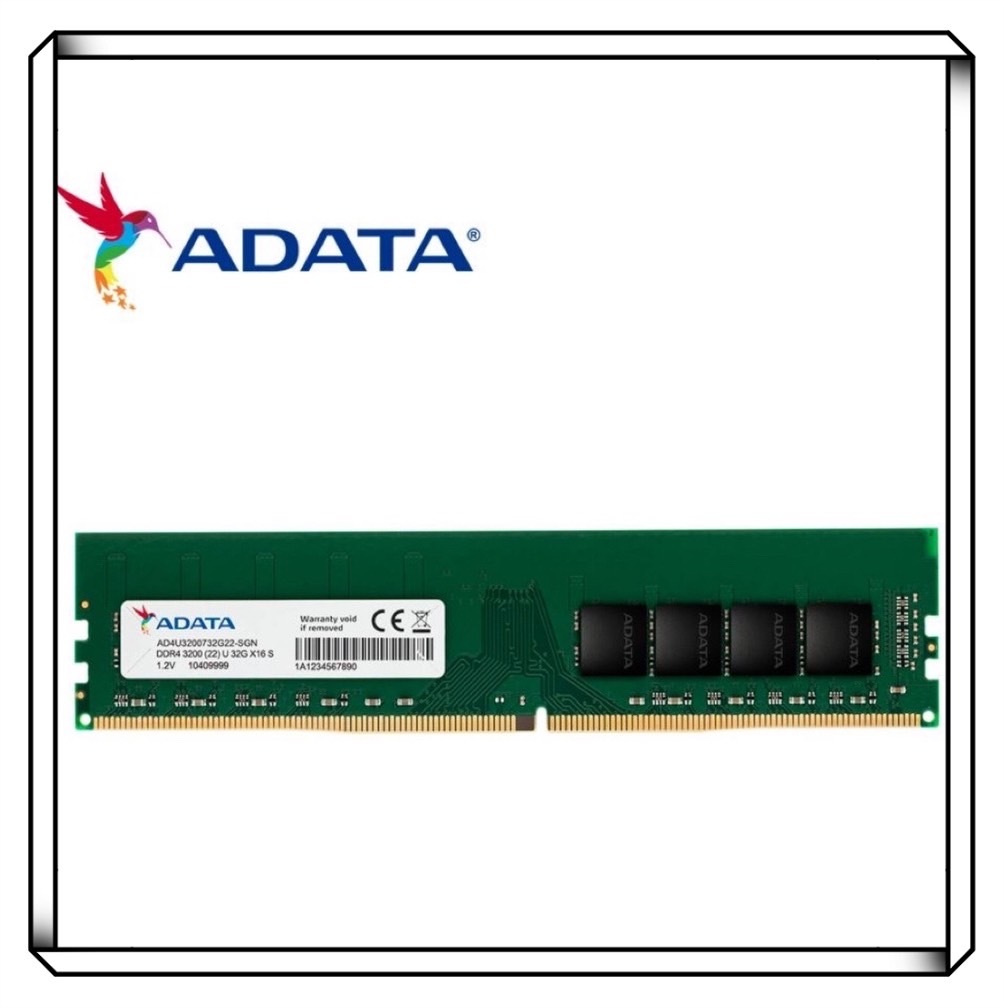 ADATA 威剛 DDR4 3200 8G / 16G RAM 桌上型記憶體 AD4U320038G22
