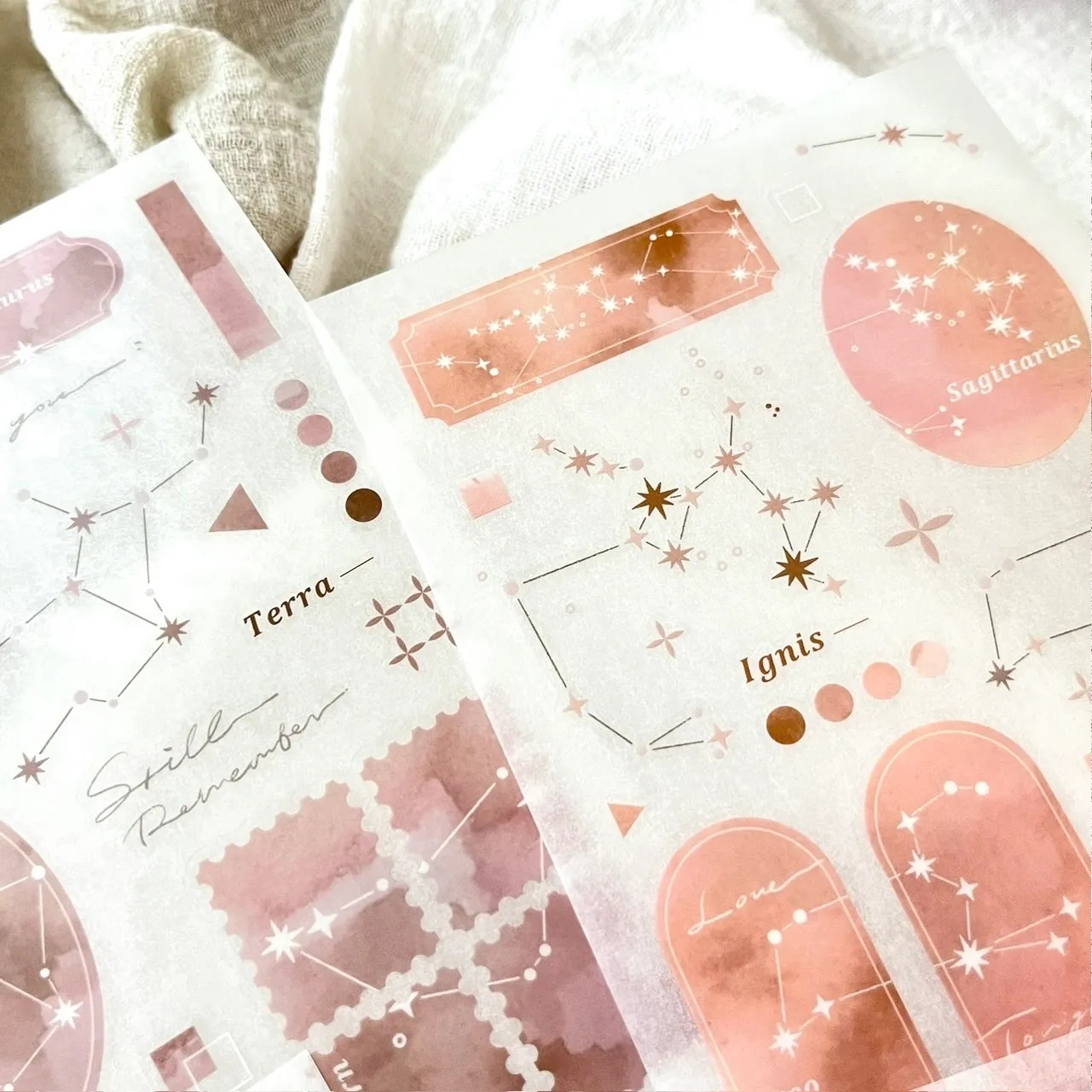 微瘋畫室．Univer POST 轉印貼紙 (四款各一枚)