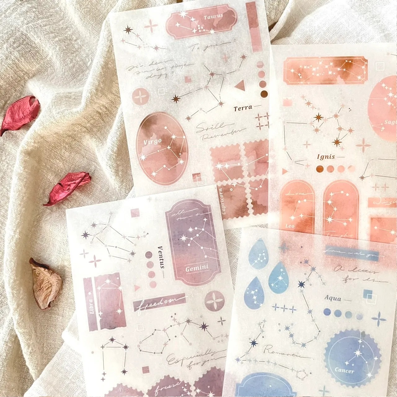 微瘋畫室．Univer POST 轉印貼紙 (四款各一枚)