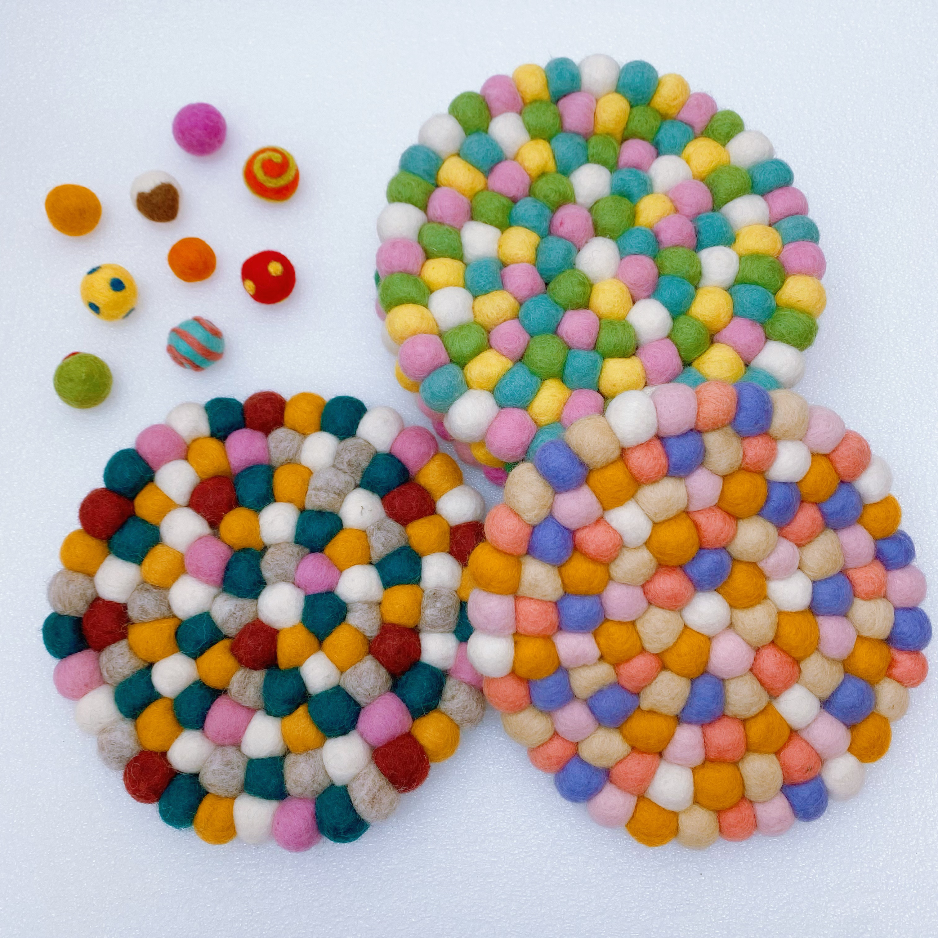 尼泊爾羊毛氈鍋墊