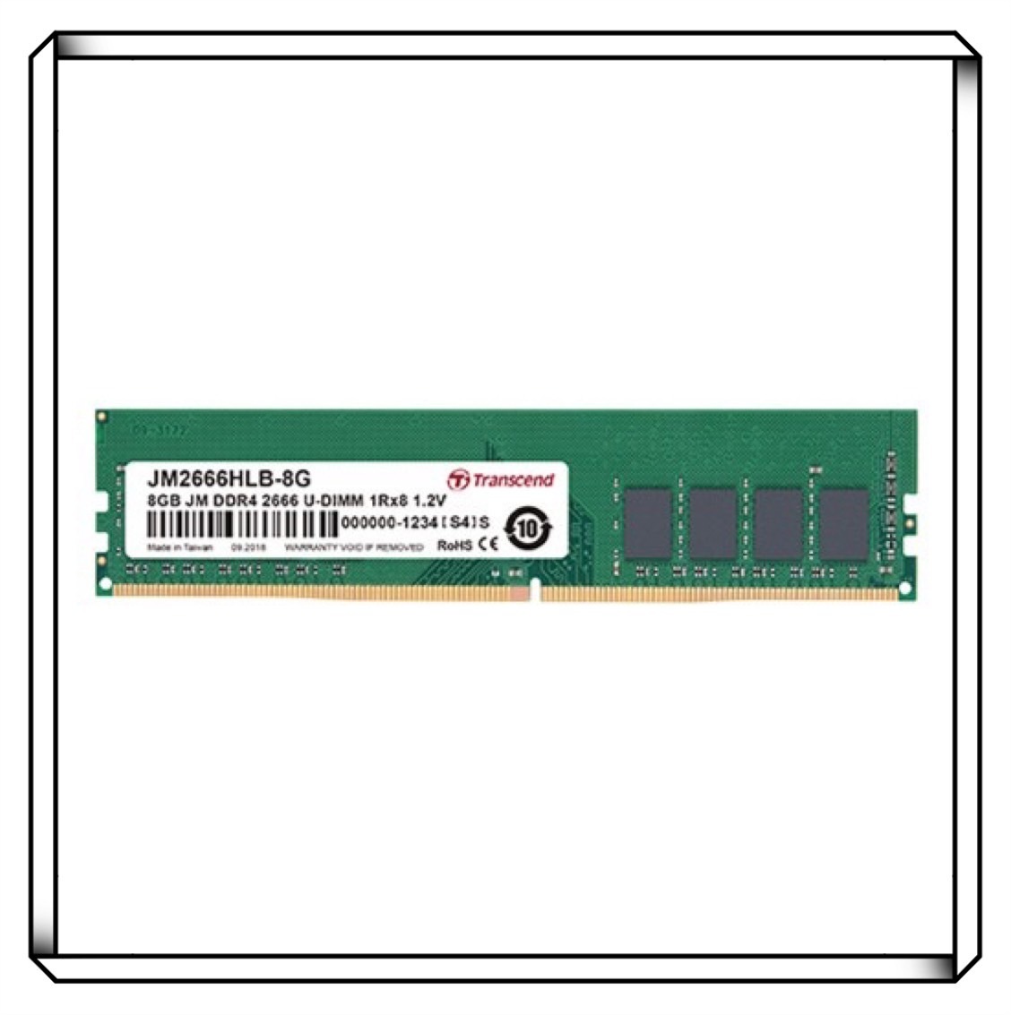TRANSCEND 創見 DDR4 2666 8G / 16G RAM 桌機用記憶體 JM2666HLB