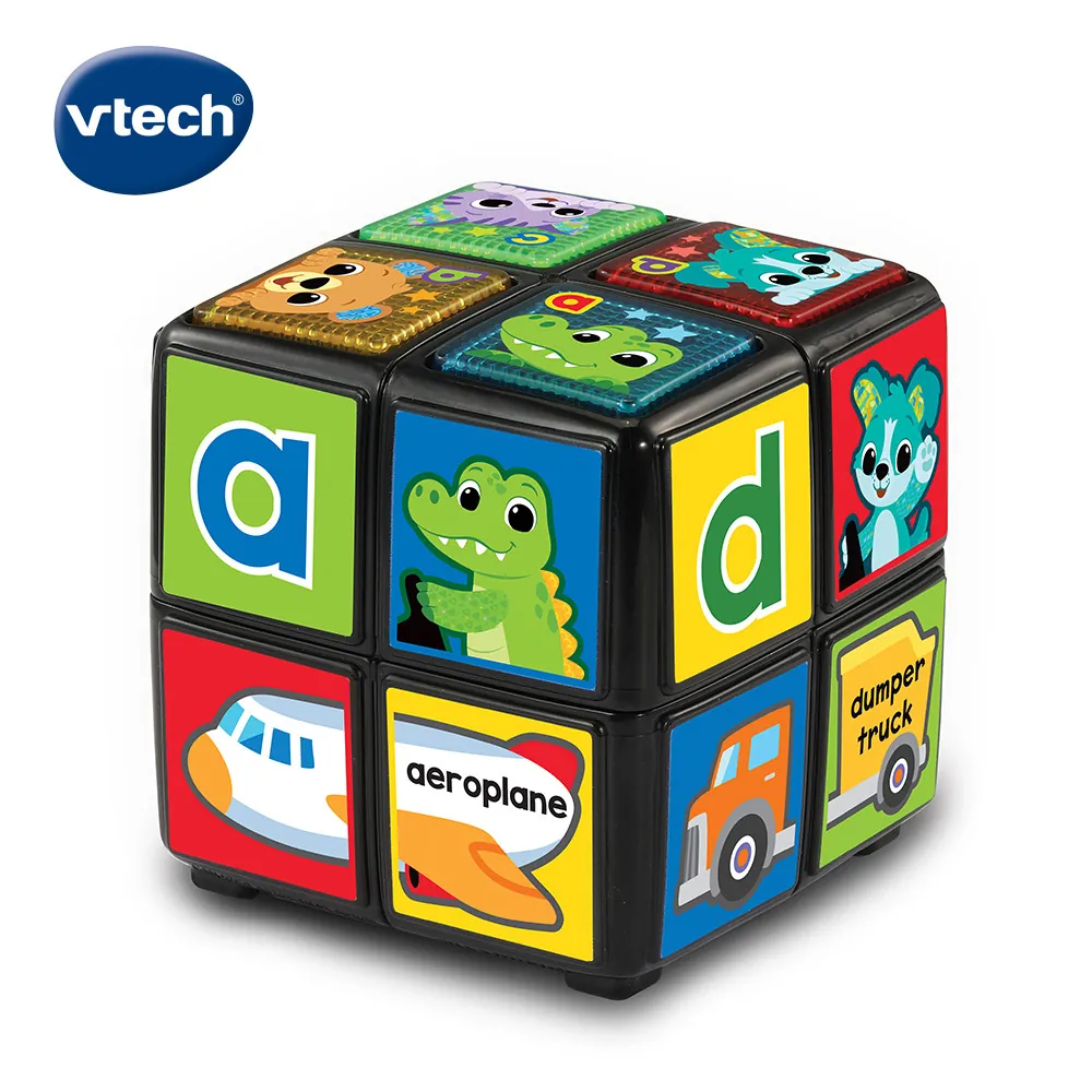 《 英國 Vtech 》字母拚圖魔術方塊