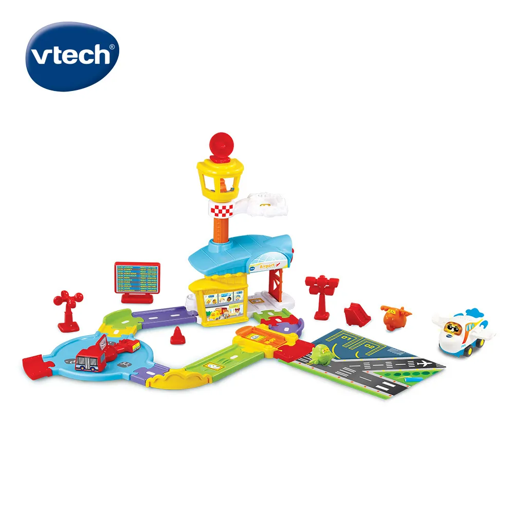 《 英國 Vtech 》 嘟嘟車系列 - 機場航站軌道組