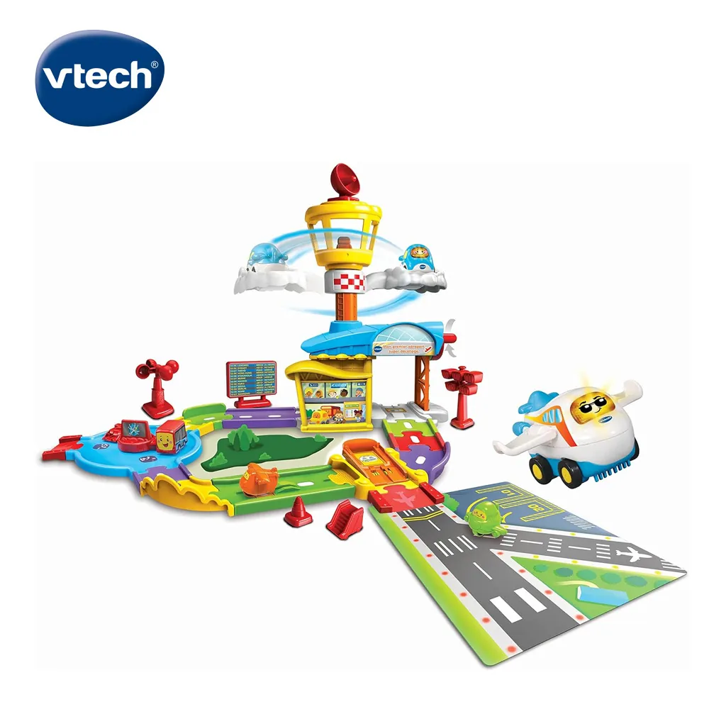 《 英國 Vtech 》 嘟嘟車系列 - 機場航站軌道組
