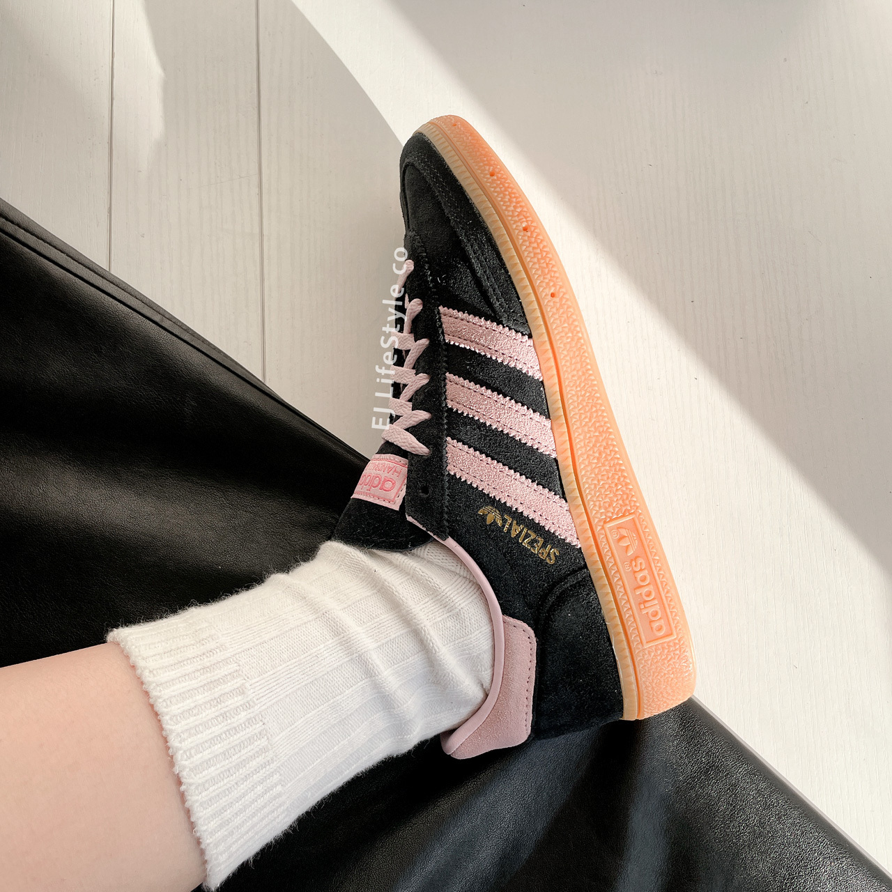 ADIDAS HANDBALL SPEZIAL 黑 粉 焦糖底 BP色 女鞋 IE5897 / 現貨