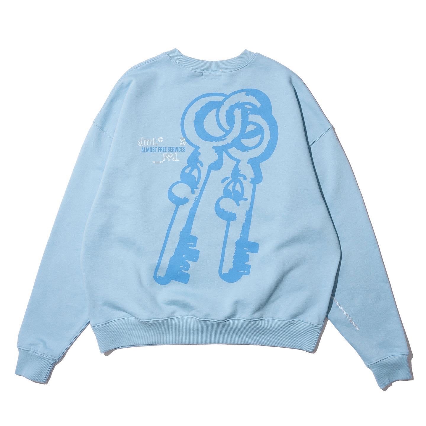 Demarcolab｜ALMOST FREE SERVICES X DML X OPALS "THE HOUSE CREWNECK SWEAT"