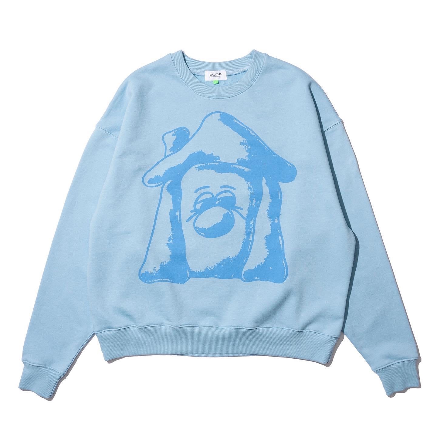 Demarcolab｜ALMOST FREE SERVICES X DML X OPALS "THE HOUSE CREWNECK SWEAT"