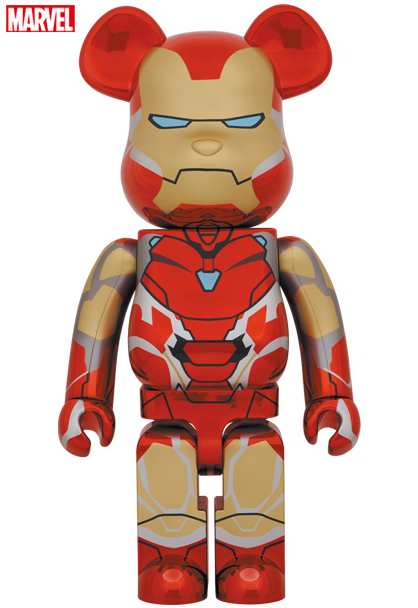 1000% Be@rbrick IRON MAN MARK85 CHROME Ver.