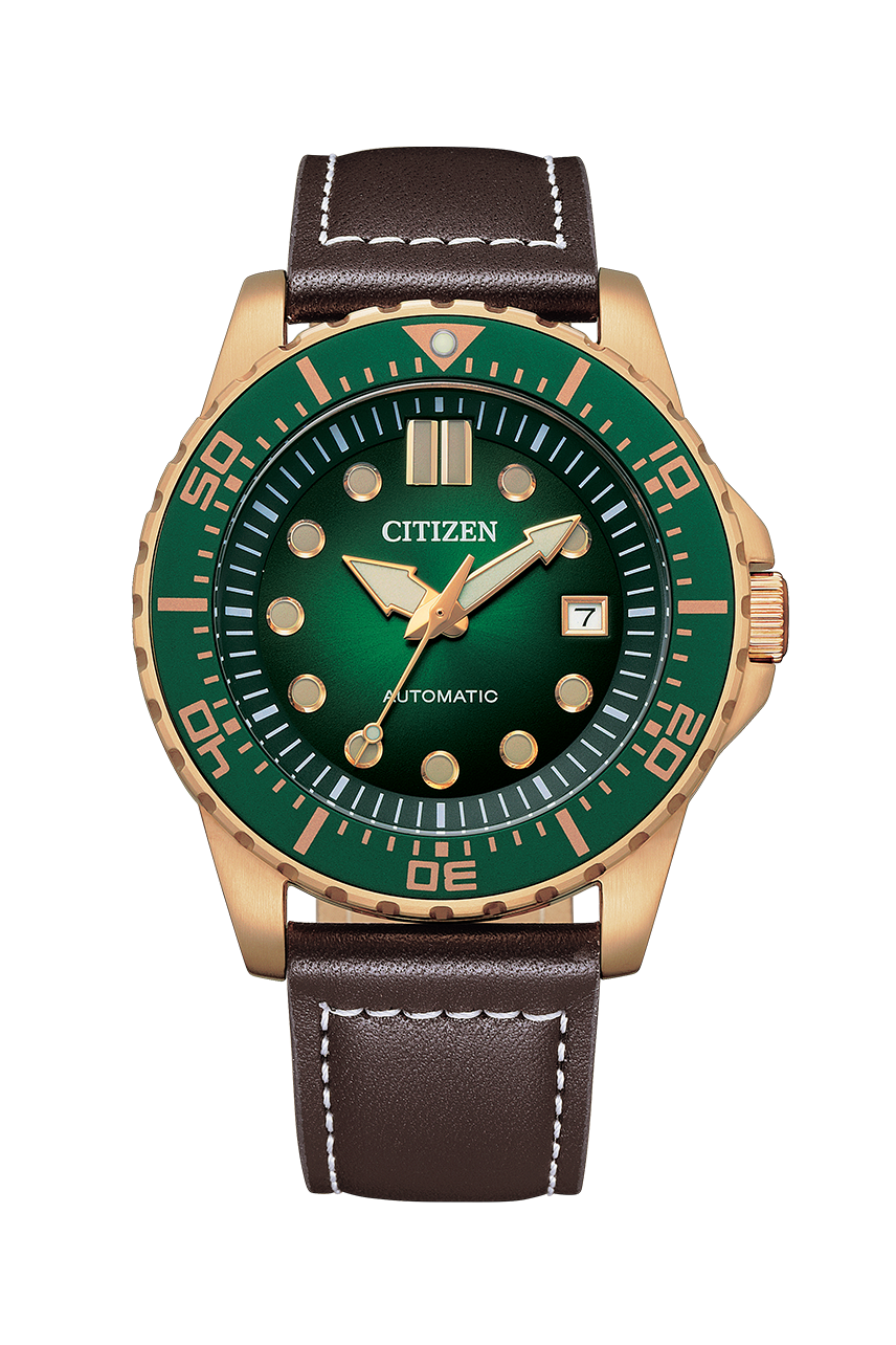 Citizen Mechanical 男士機械腕錶 NJ0173-18X Green Dial Automatic Watch