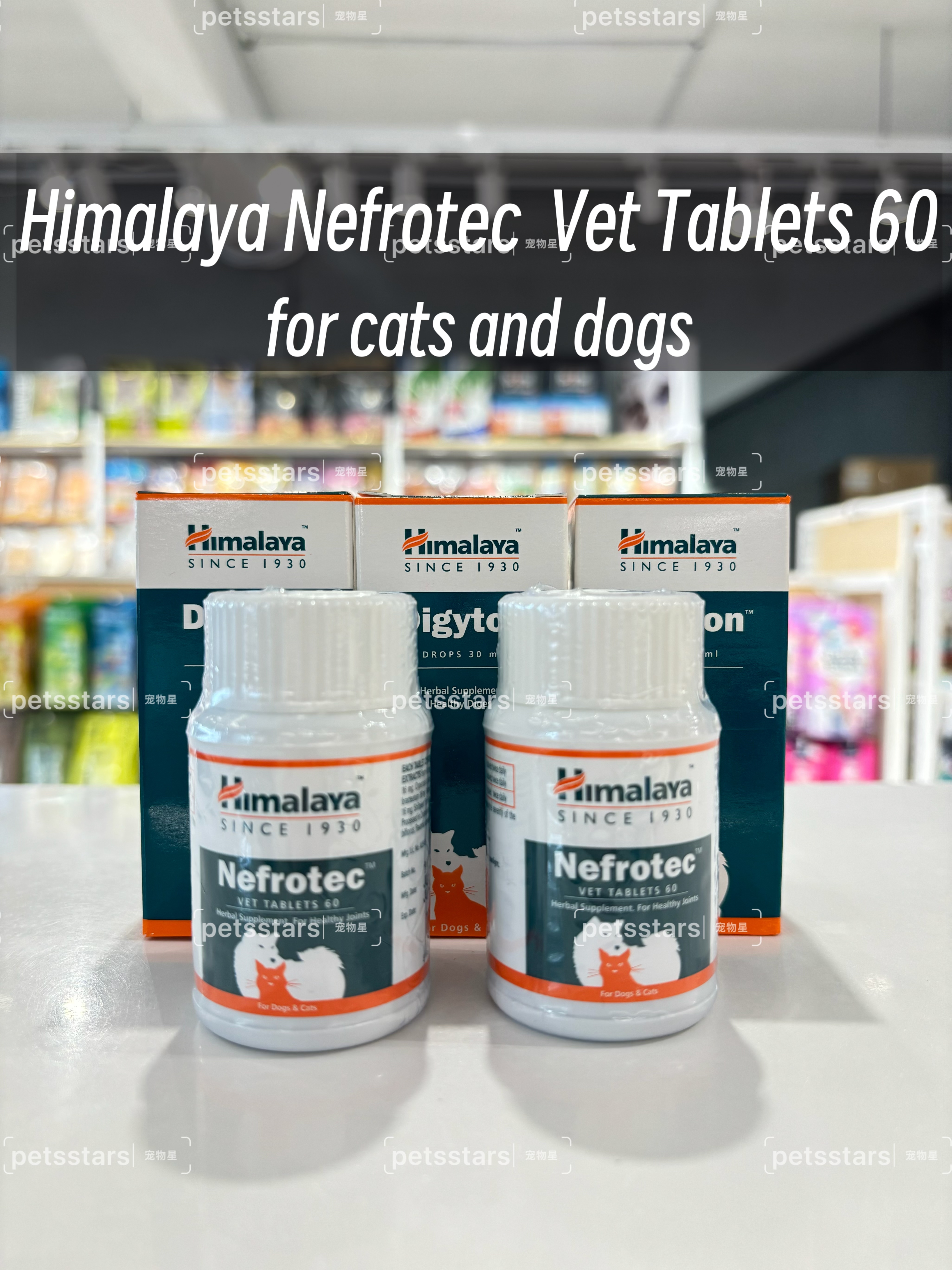Himalaya Nefrotec Vet Tablets 60 for cats and dogs