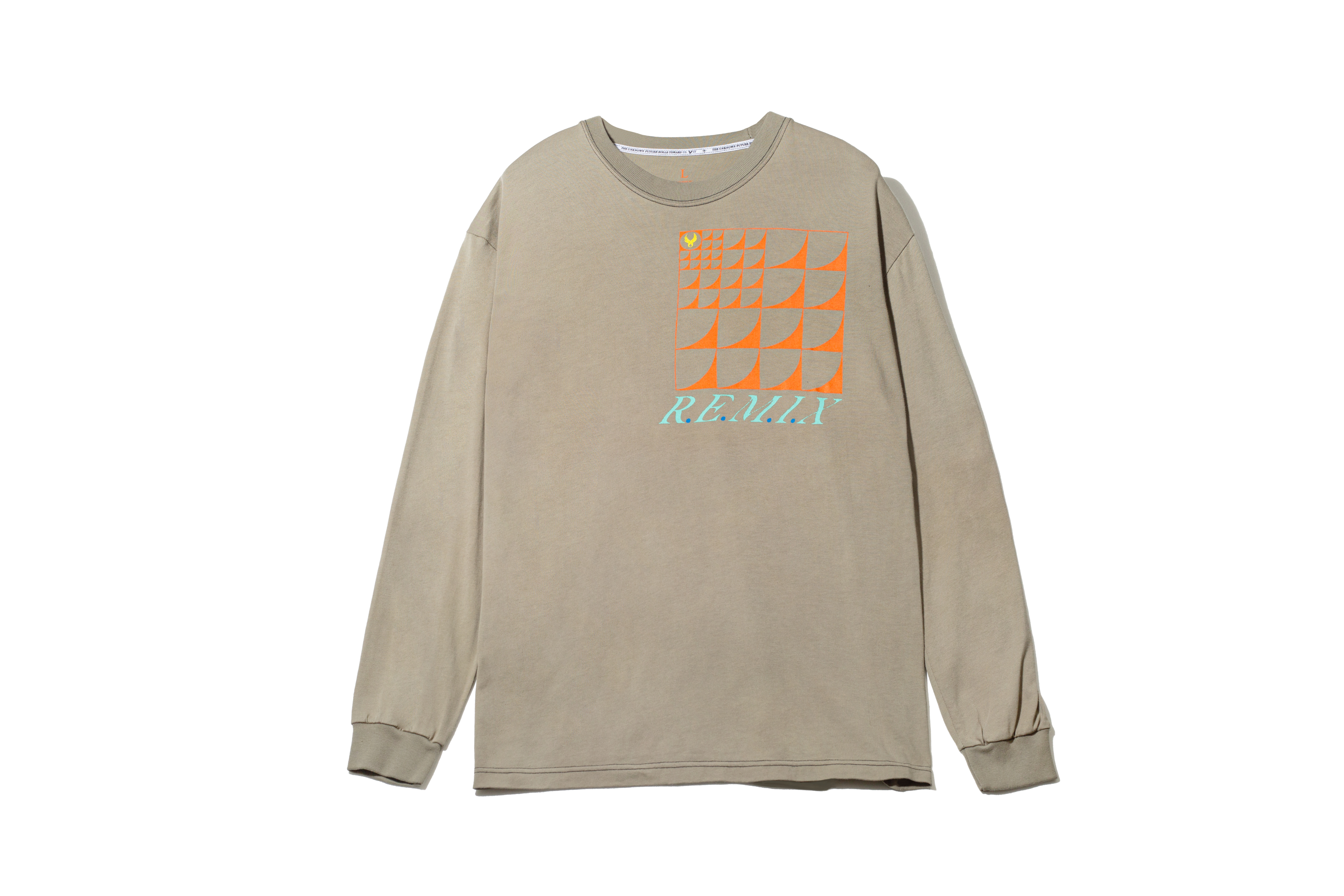 REMIX "R.E.M.I.X LS TEE" (Khaki)