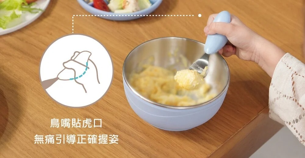 布咔寶矽膠學習吸盤碗組_含叉匙組