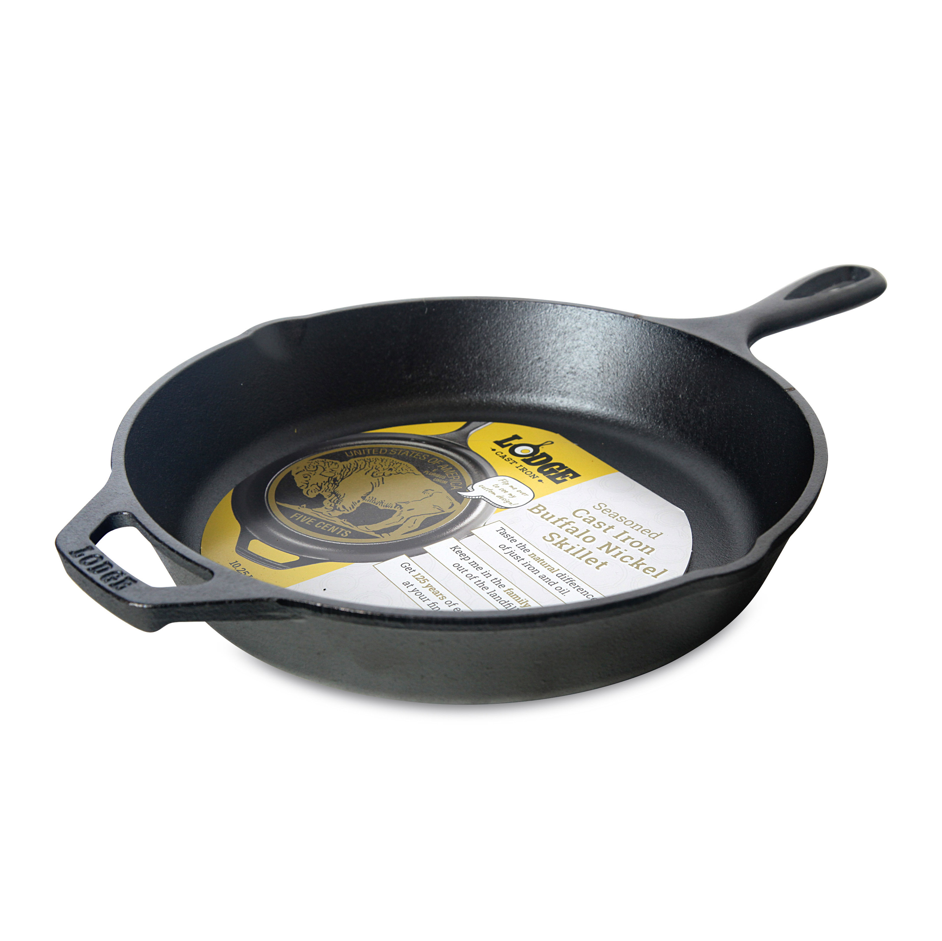 美國LODGE D10.25吋 鑄鐵單柄煎鍋 -F-L8SKWLDR