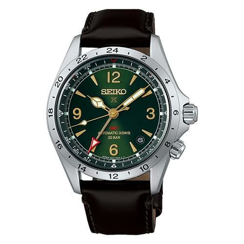 Seiko SBEJ005 PROSPEX Alpinist Mechanical GMT Japan 綠面 200米防 自動機械錶 日本製造 Made in Japan