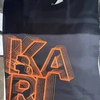 [S] KARL LAGERFELD 3D BIG LOGO RELAXED T-SHIRT,BLACK, 23WM1736-999 (SKL873)