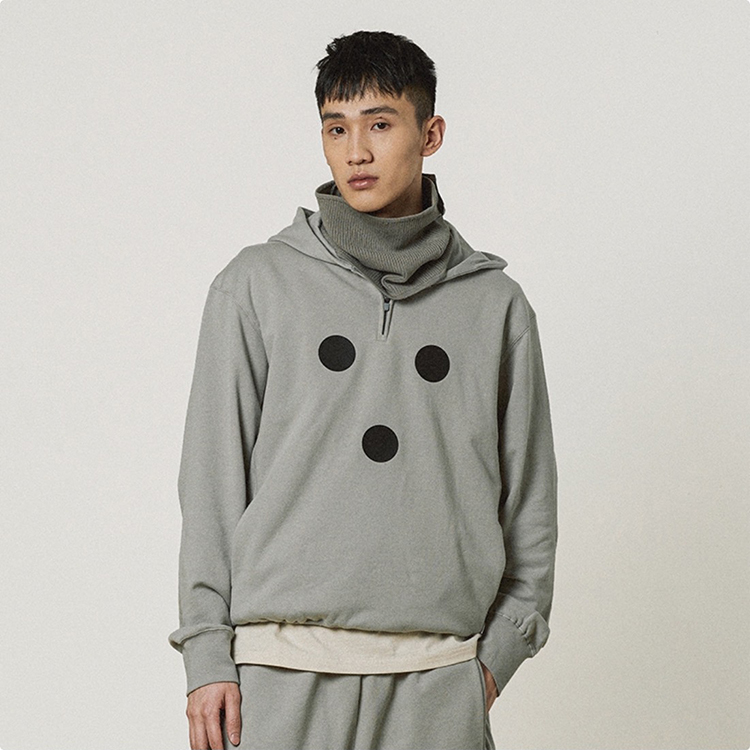 陳冠希 Clot INNERSECT X Jerry Lorenzo 三生萬物 FOG ESSENTIAL 三點 背圖字母LOGO  重磅帽TEE 男女帽T 連帽上衣 INN21FWTHD04-JL