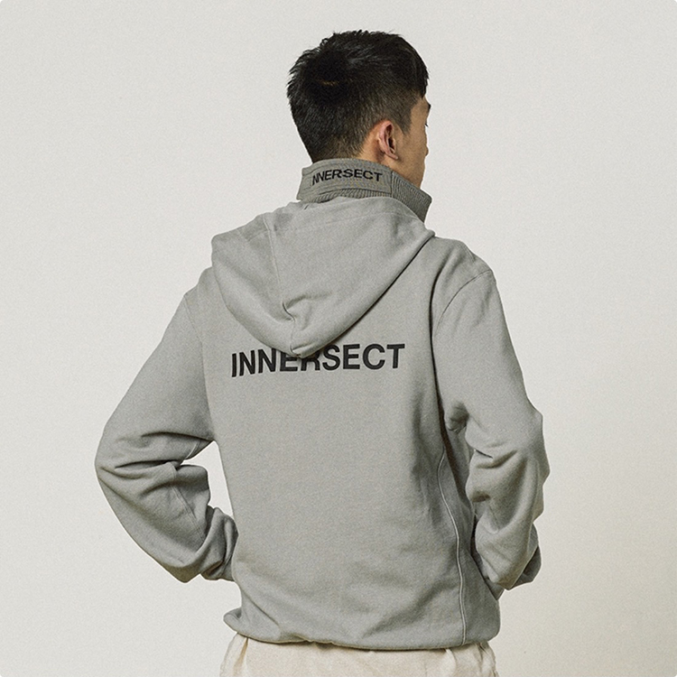 陳冠希 Clot INNERSECT X Jerry Lorenzo 三生萬物 FOG ESSENTIAL 三點 背圖字母LOGO  重磅帽TEE 男女帽T 連帽上衣 INN21FWTHD04-JL