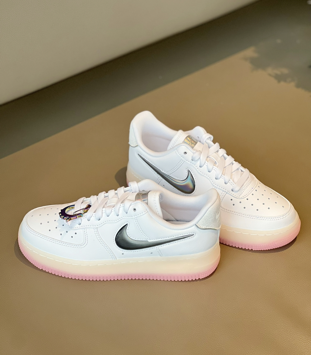 Nike Air Force 1 AF1 蜜桃果凍龍年限定雷射勾鞋扣漸層果凍底FZ5741-191