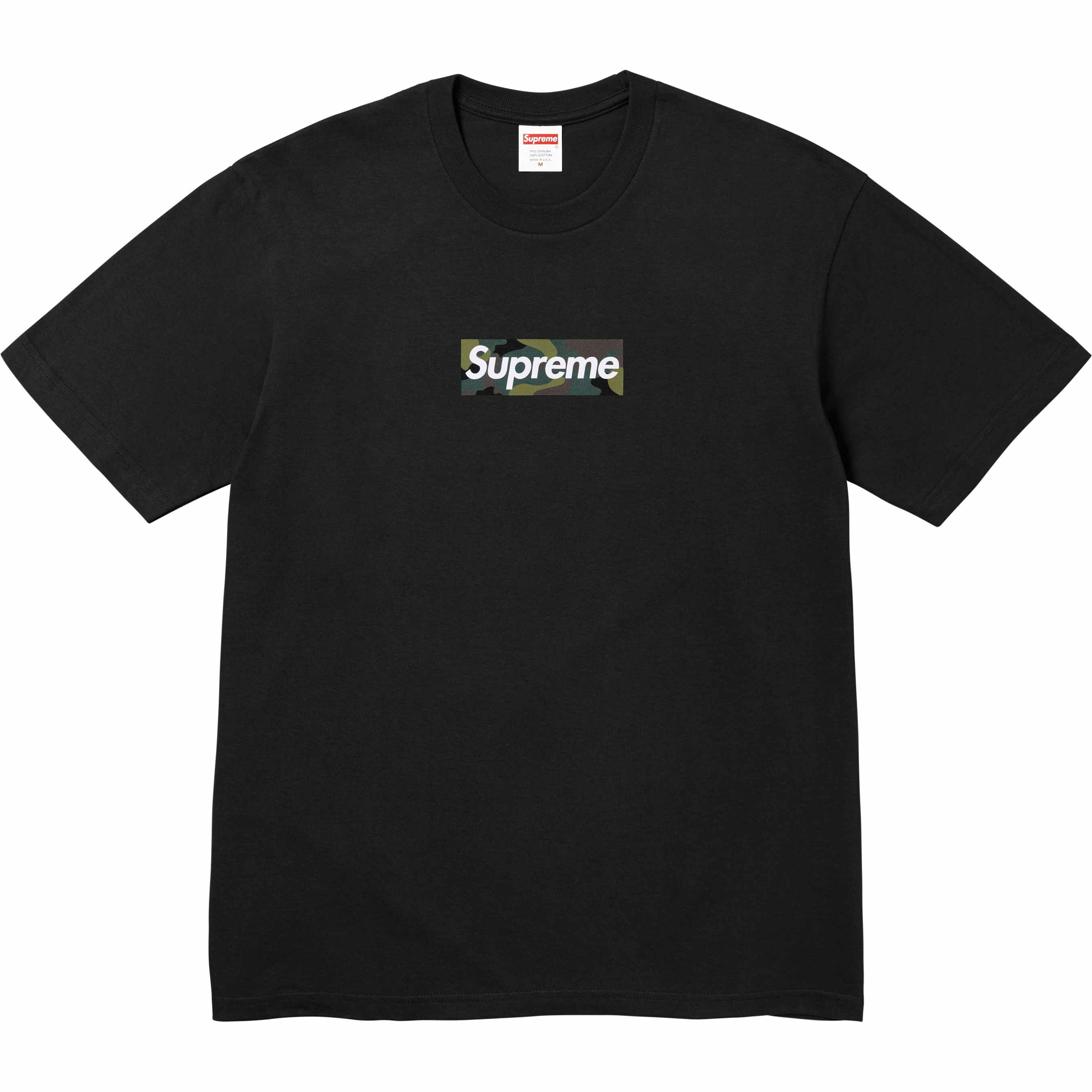 Supreme FW23 Box Logo Tee - BLACK