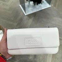 [S] KARL LAGERFELD 23WW3022 K/STONE SHOULDER BAG,OFF WHITE, 8720744558330 (SKL886)