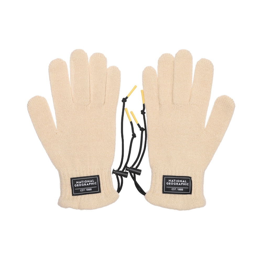 KNIT GLOVE ベージュ Knit String Gloves - BEIGE