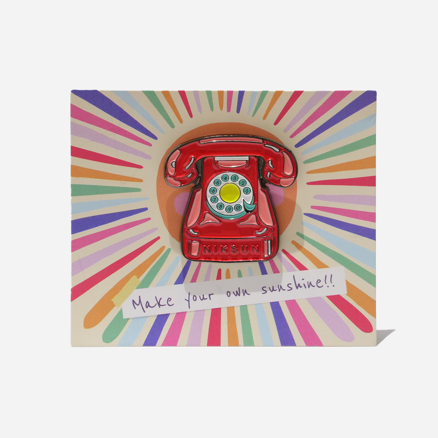 NIKSUN Nostalgia Telephone Pin NIKSUN懷舊電話襟章