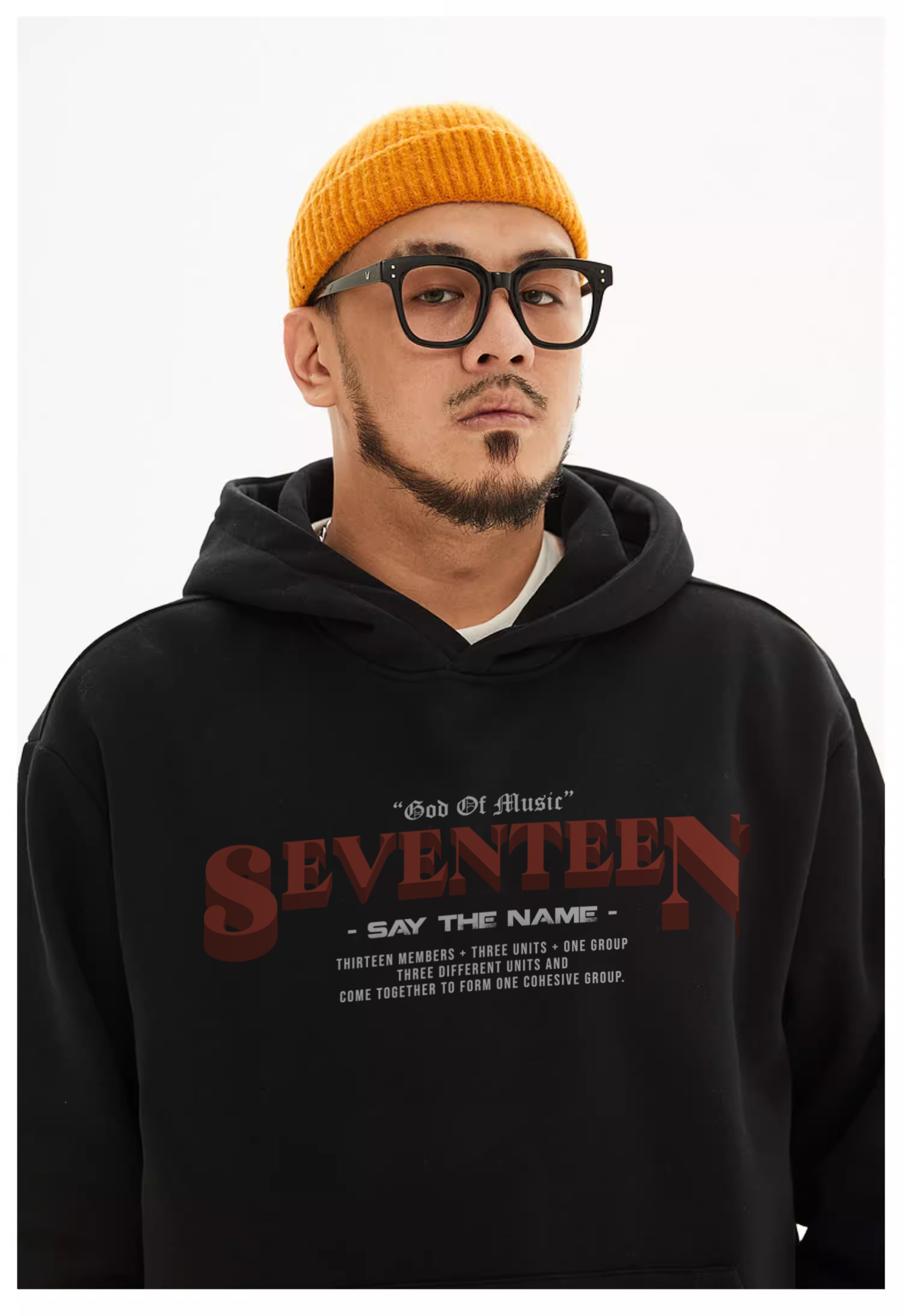 KADMAX大尺碼-重磅內刷毛帽TEE〈BFWY2301〉