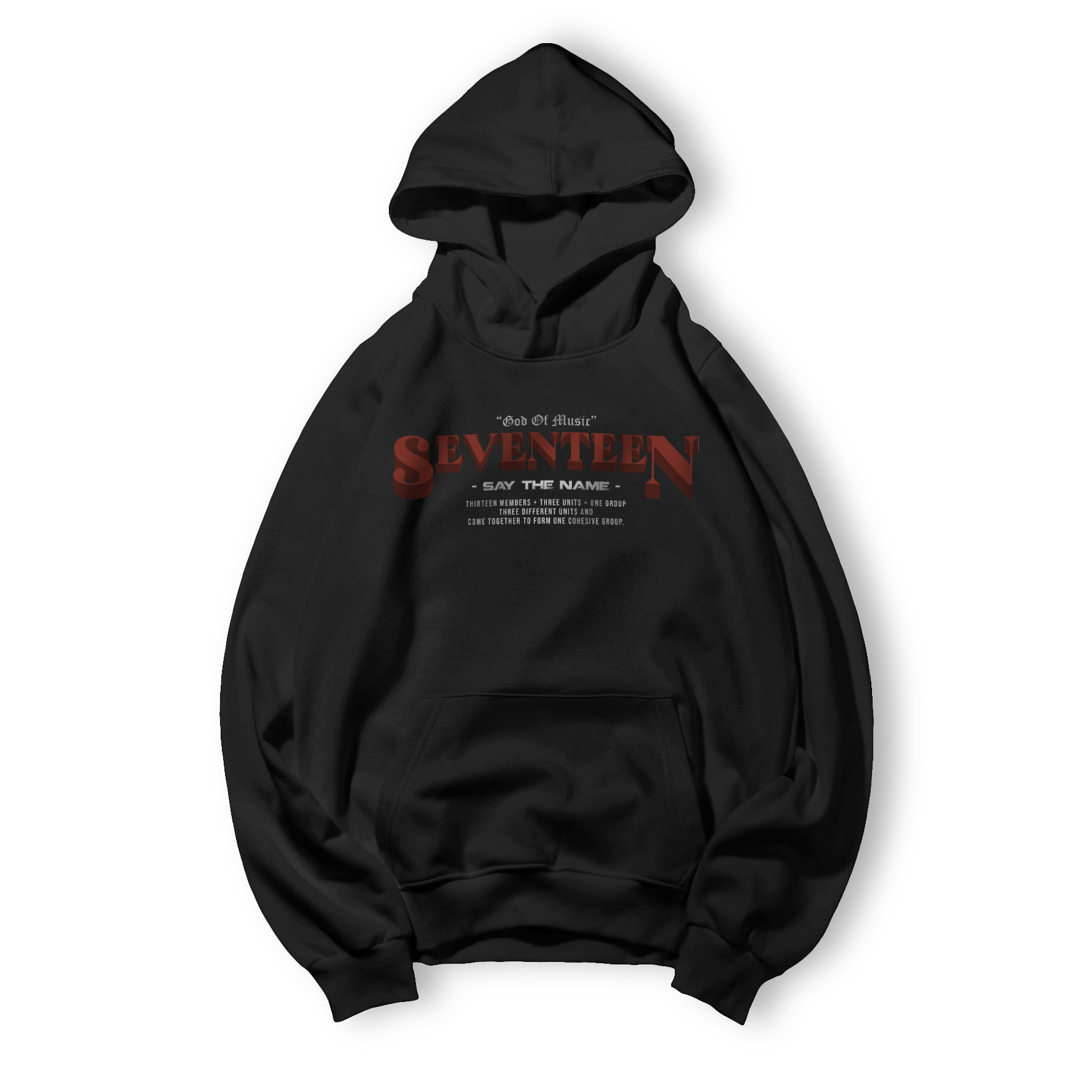 KADMAX大尺碼-重磅內刷毛帽TEE〈BFWY2301〉