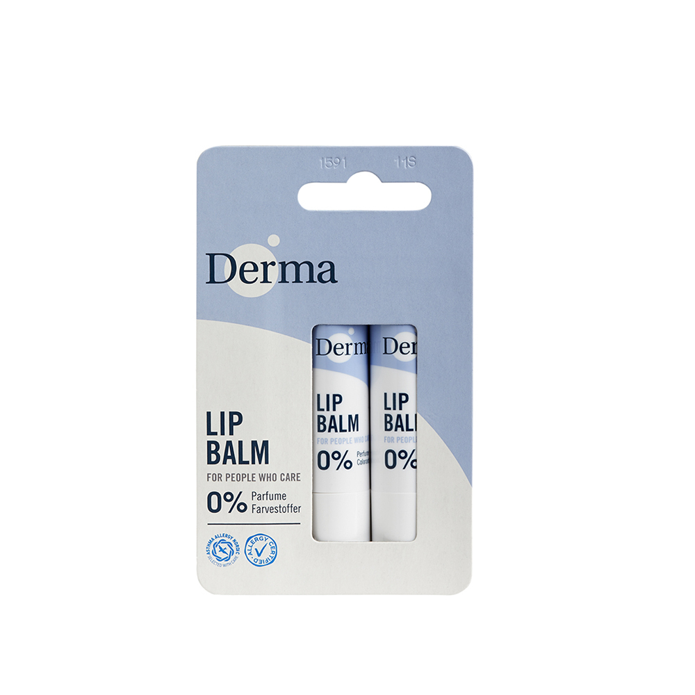 Derma 小燭樹植萃護唇膏(兩件組)4.8g*2
