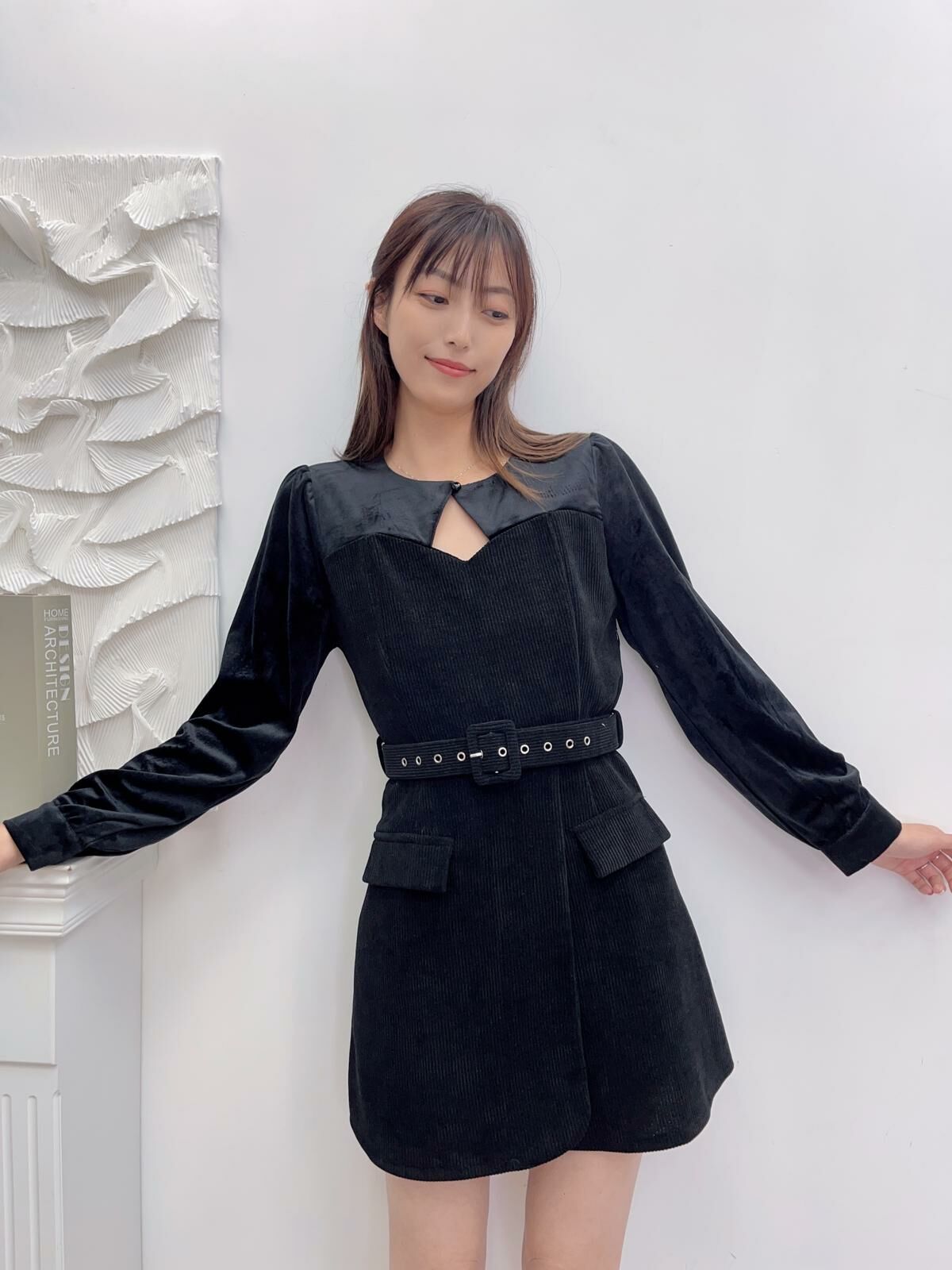 OP#5612 🤍雙絨連身裙