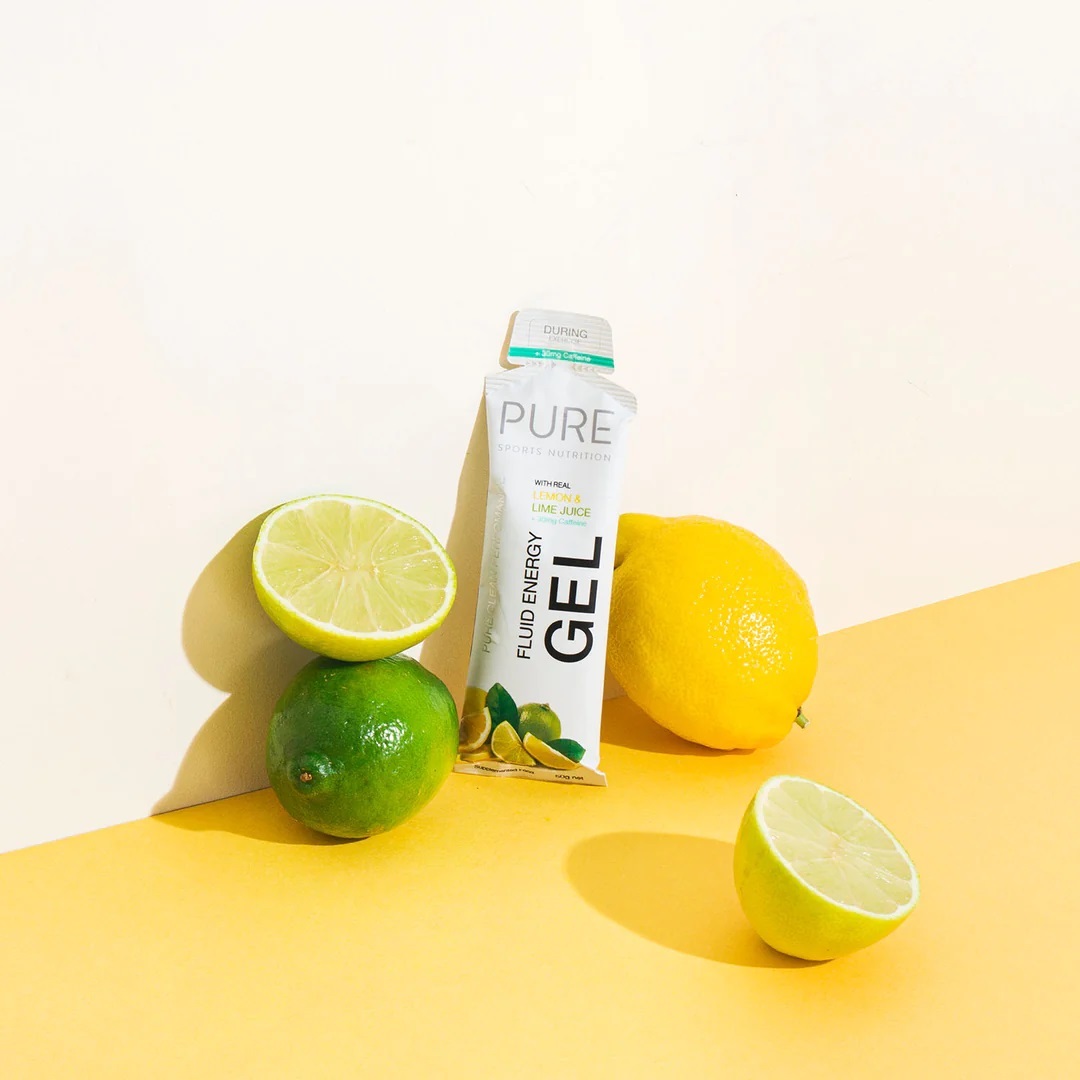 PURE 天然運動果膠 58g (檸檬萊姆汁＋咖啡因)/30g碳水