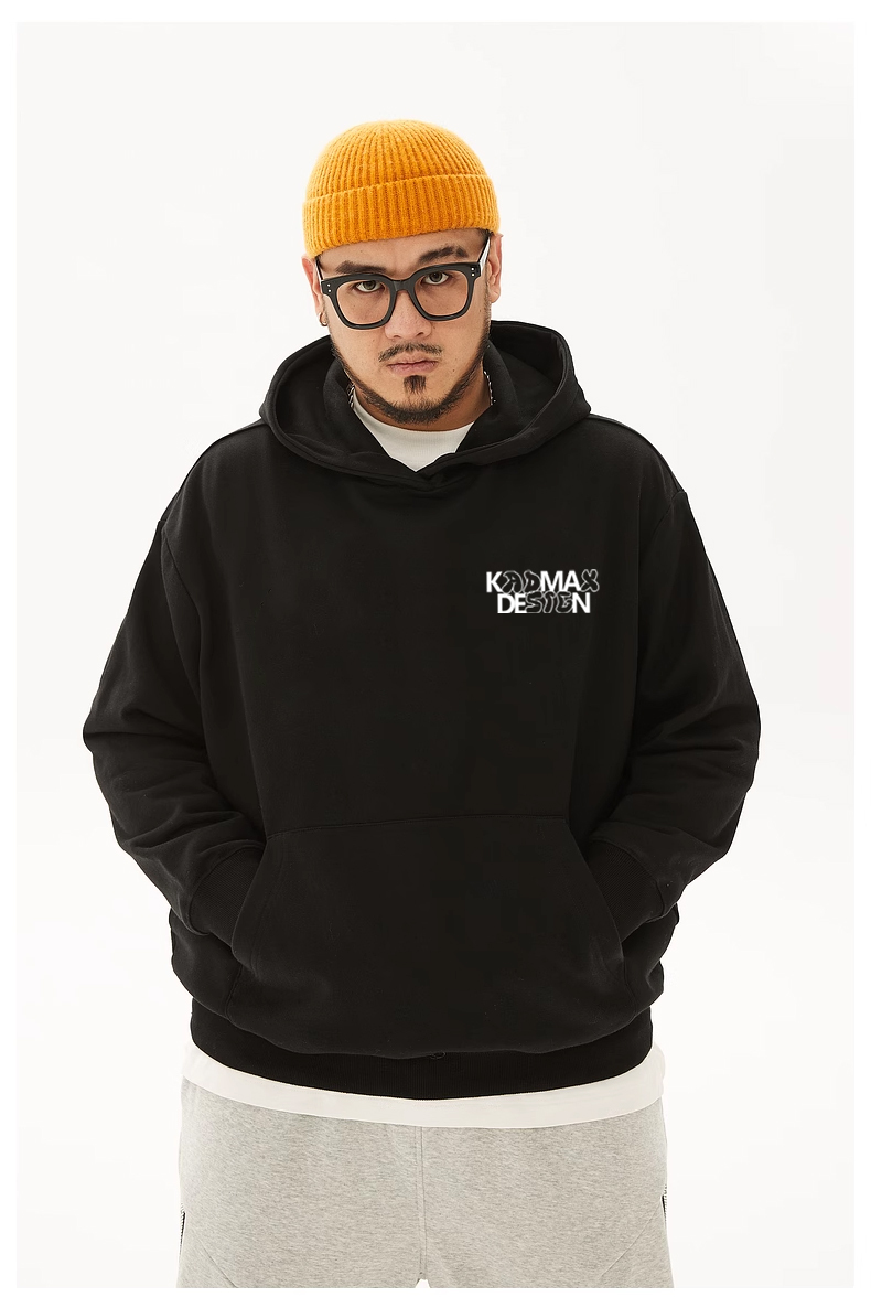 KADMAX大尺碼-重磅內刷毛帽TEE〈BFWY2304〉