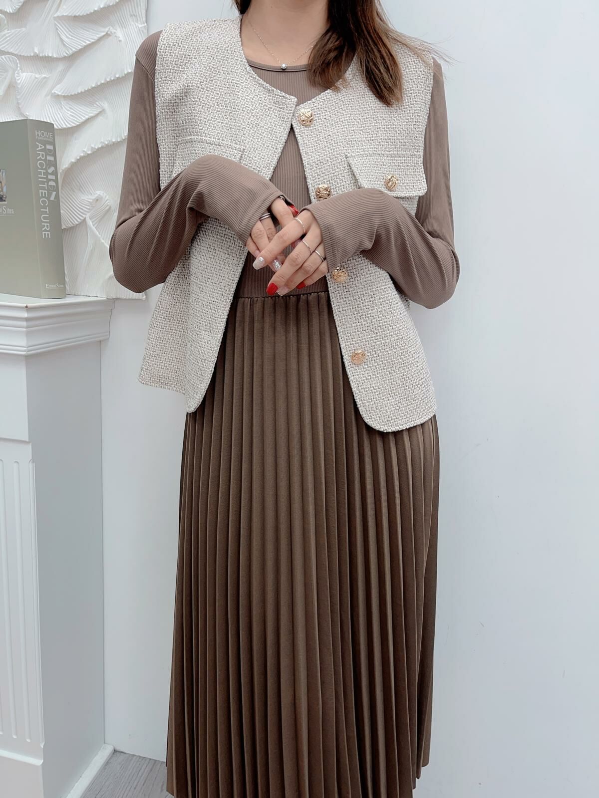 SET#5619 🤍賣座馬甲套裝