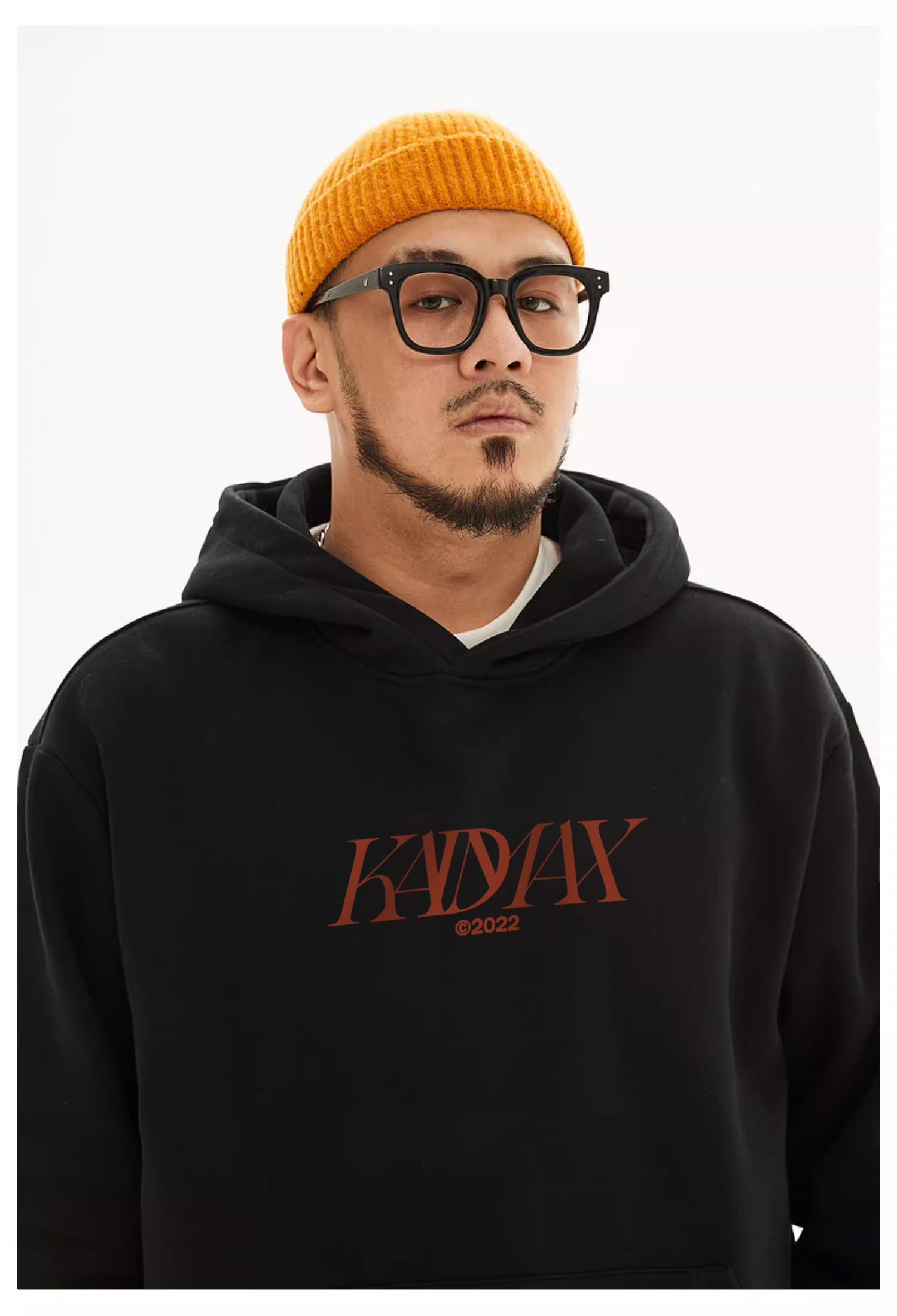 KADMAX大尺碼-重磅內刷毛帽TEE〈BFWY2303〉